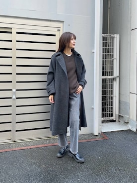 「ホリデー」｜ちほさん（レディース・163cm）の冬コーディネート