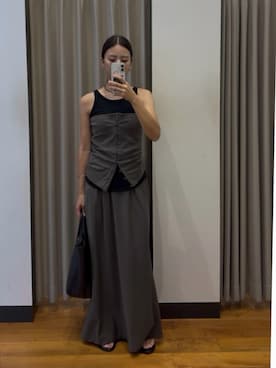 「LAATO（ラート）のアイテム」を使った、ちほさん（レディース・163cm）の夏コーディネート