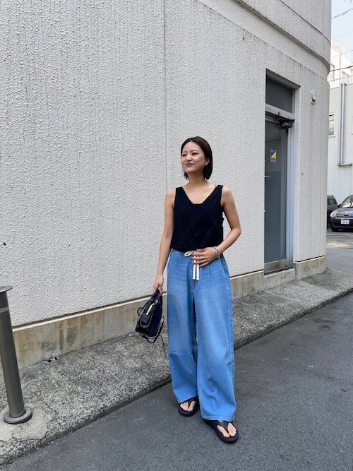 タンクトップ ノースリーブ 「別注」GGG×URBAN RESEARCH　クロップドワッシャートップス レディース URBAN RESEARCH タンクトップ ノースリーブ 「別注」GGG×URBAN