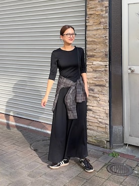 「NOMADIS（ノマディス）のアイテム」を使った、ちほさん（レディース・163cm）の春コーディネート