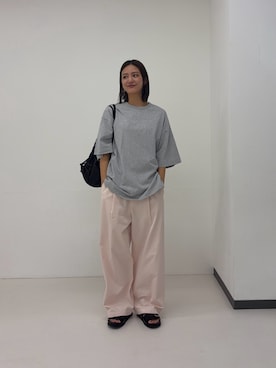 「NOMADIS（ノマディス）のアイテム」を使った、ちほさん（レディース・163cm）の春コーディネート