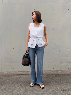 ちほさん（レディース・163cm）の春コーディネート