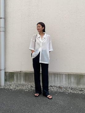 「ITTI（イッチ）のアイテム」を使った、chihoさん（レディース・163cm）の夏コーディネート
