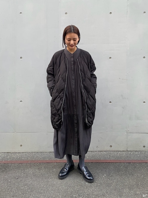 セール】『Sサイズ/WEB限定』コクーンキルティングロングダウン