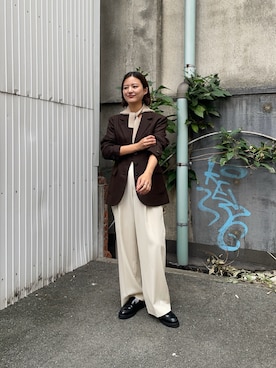ちほさん（レディース・163cm）の秋コーディネート