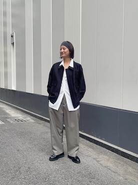 「アイテム（その他アウター）」を使った、ちほさん（レディース・163cm）の秋コーディネート