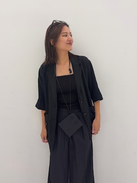 「LAATO（ラート）のアイテム」を使った、ちほさん（レディース・163cm）の夏コーディネート