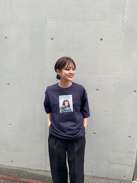 「ここでしか手に入らない別注アイテム」｜「アイテム（その他アウター）」を使った、chihoさん（レディース・163cm）の春コーディネート