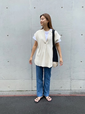 ちほさん（レディース・163cm）の夏コーディネート