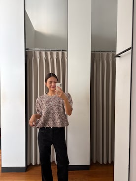 「LAATO（ラート）のアイテム」を使った、ちほさん（レディース・163cm）の秋コーディネート