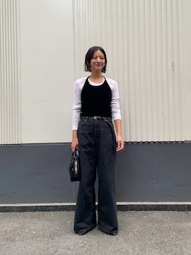 「アイテム（その他トップス）」を使った、ちほさん（レディース・163cm）の夏コーディネート