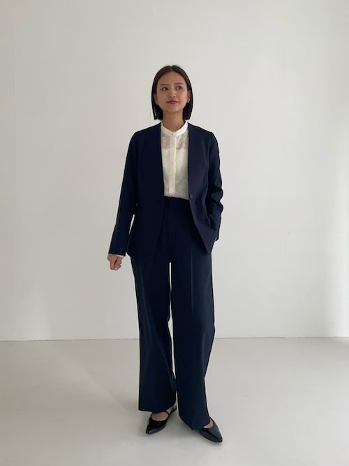 カットジャガードバンドカラーシャツ（シャツ/ブラウス）｜URBAN