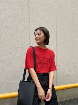 「URBANRESEARCH」｜「アイテム（アクセサリー）」を使った、chihoさん（レディース・163cm）の夏コーディネート