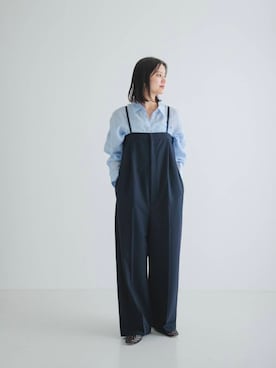 「URBAN RESEARCH（アーバンリサーチ）のアイテム（サロペット/オーバーオール）」を使った、ちほさん（レディース・163cm）の春コーディネート