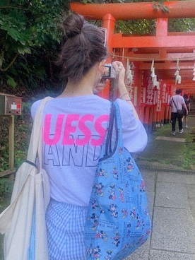「Guess（ゲス）のアイテム」を使った、Ｓｈａｋｉｎ.さん（レディース・169cm）の冬コーディネート