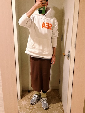 「ヌプシ」｜Ｓｈａｋｉｎ.さん（レディース・169cm）の冬コーディネート