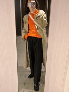 「バーバリー」｜「アイテム（ジャケット/アウター）」を使った、Ｓｈａｋｉｎ.さん（レディース・169cm）の春コーディネート