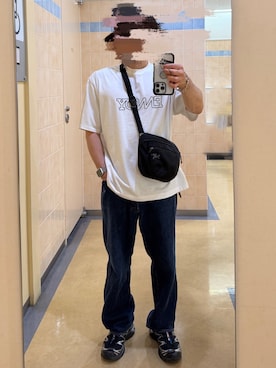 「アイテム（ボディバッグ/ウエストポーチ）」を使った、へいさん（メンズ・164cm）の夏コーディネート