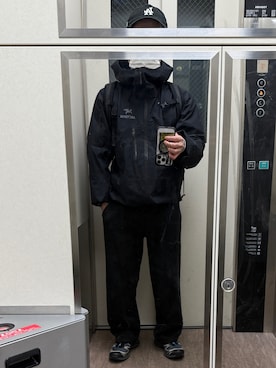 「アイテム（ナイロンジャケット）」を使った、へいさん（メンズ・164cm）の秋コーディネート