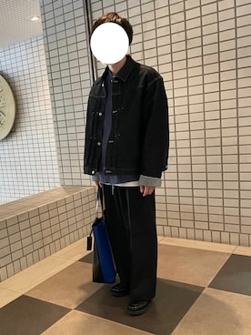 「Steven Alan」｜「アイテム（デニムジャケット）」を使った、へいさん（メンズ・164cm）の秋コーディネート