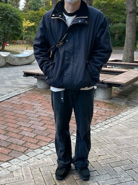 「ワラビーブーツ」｜「アイテム（ジャケット/アウター）」を使った、へいさん（メンズ・164cm）の秋コーディネート