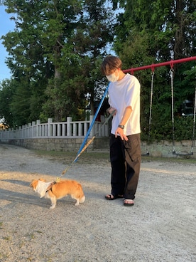 「UNIQLO U」｜へいさん（メンズ・164cm）の夏コーディネート