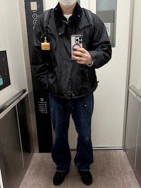 「Barbour（バブアー）のアイテム（ジャケット/アウター）」を使った、へいさん（メンズ・164cm）の秋コーディネート