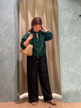 「アイテム（カーディガン/ボレロ）」を使った、kmk_ggoさん（レディース・155cm・40代）の夏コーディネート