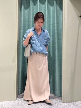 「アイテム（スカート）」を使った、kmk_ggoさん（レディース・155cm・40代）の夏コーディネート