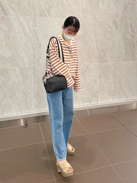 「LILY BROWN（リリーブラウン）のアイテム（サンダル）」を使った、Aさん（レディース・154cm）の春コーディネート