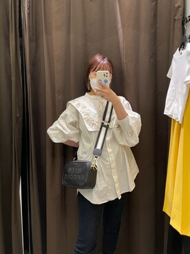 「MARC JACOBS（マークジェイコブス）のアイテム（バッグ）」を使った、Aさん（レディース・154cm・20代）の夏コーディネート