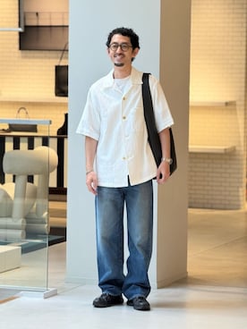 「EDITION（エディション）のアイテム（パンツ）」を使った、TOMORROWLAND_daijoさん（レディース・154cm）の夏コーディネート
