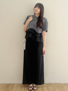 yukikaさん（レディース・162cm）の夏コーディネート
