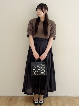 「デート服」｜yukikaさん（レディース・162cm）の春コーディネート