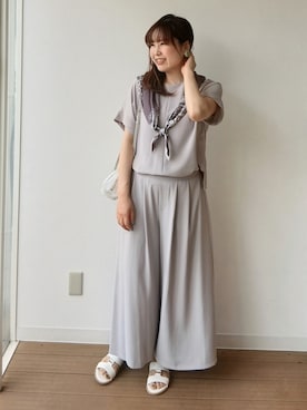 「UNTITLED（アンタイトル）のアイテム」を使った、なみきさん（レディース・165cm）の夏コーディネート