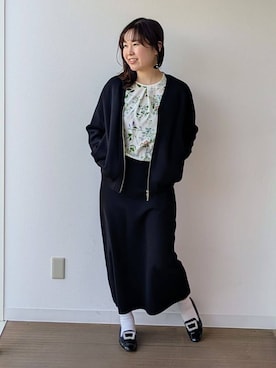 「SOUP（スープ）のアイテム」を使った、なみきさん（レディース・165cm）の春コーディネート