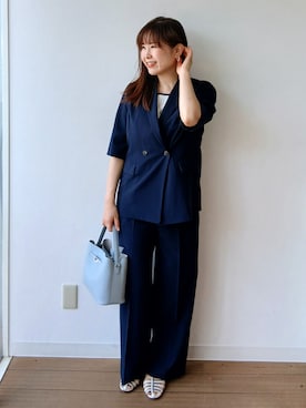 「レディーススーツ」｜なみきさん（レディース・165cm）の秋コーディネート
