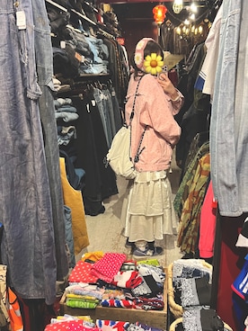 「しまむら（シマムラ）のアイテム（バッグ）」を使った、nachipuruさん（レディース・167cm）の春コーディネート