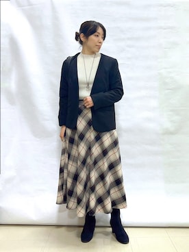 まっつんさん（レディース・160cm）の冬コーディネート