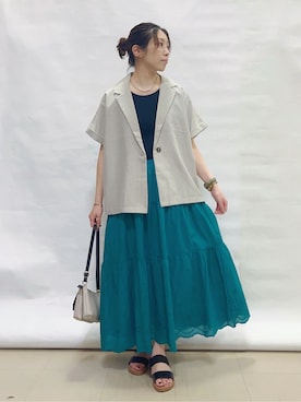 まっつんさん(レディース・160cm)の夏コーディネート
