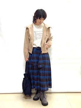 まっつんさん（レディース・160cm）の秋コーディネート