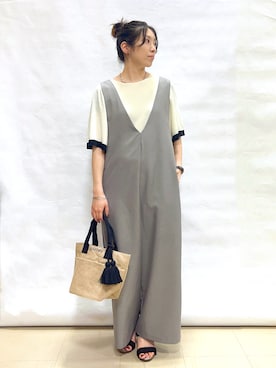 まっつんさん（レディース・160cm）の夏コーディネート