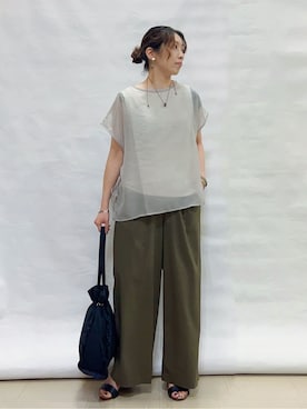 まっつんさん（レディース・160cm）の夏コーディネート