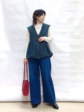 まっつんさん（レディース・160cm）の秋コーディネート