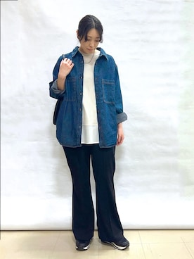 「INDIVI（インディヴィ）のアイテム」を使った、まっつんさん（レディース・160cm）の春コーディネート