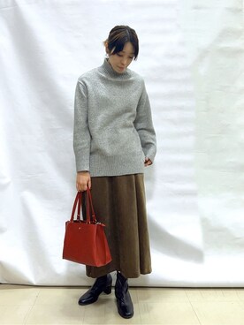 まっつんさん（レディース・160cm）の冬コーディネート