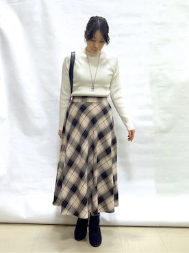 まっつんさん（レディース・160cm）の冬コーディネート