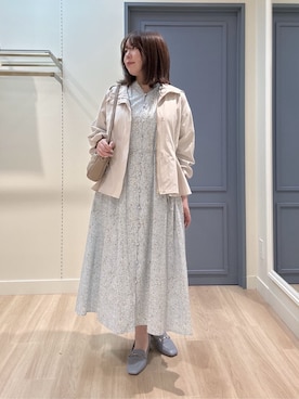 「Airpapel（エアパペル）のアイテム」を使った、akaさん（レディース・155cm）の春コーディネート