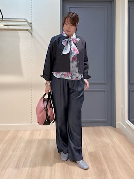 「Airpapel（エアパペル）のアイテム」を使った、akaさん（レディース・155cm）の春コーディネート