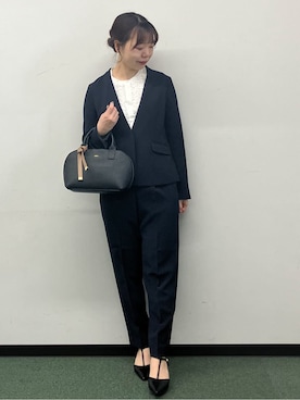 「index（インデックス）のアイテム（バッグ）」を使った、MAYUKIさん（レディース・156cm）の冬コーディネート